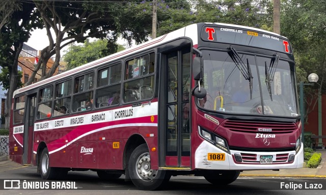 ETUSA 125 na cidade de Barranco, Lima, Lima Metropolitana, Peru, por Felipe Lazo. Número da foto: #13273709.
