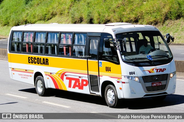 TAP Turismo e Fretamento 004 na cidade de Piraí, Rio de Janeiro, Brasil, por Paulo Henrique Pereira Borges. Número da foto: #13276287.