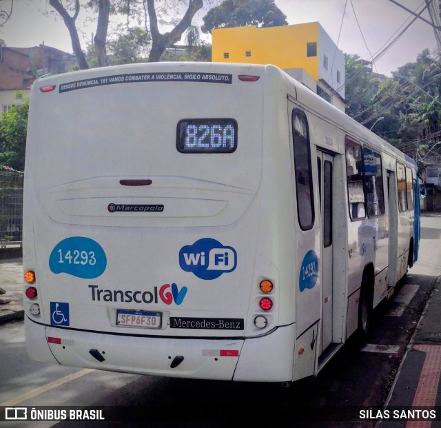 Serramar Transporte Coletivo 14293 na cidade de Serra, Espírito Santo, Brasil, por SILAS SANTOS. Número da foto: #13275797.