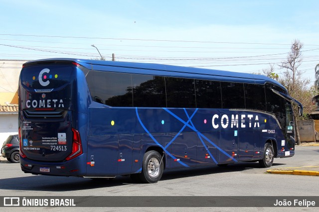 Viação Cometa 724513 na cidade de Lorena, São Paulo, Brasil, por João Felipe. Número da foto: #13275271.