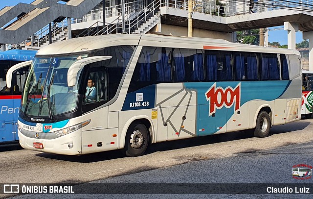 Auto Viação 1001 RJ 108.438 na cidade de Nilópolis, Rio de Janeiro, Brasil, por Claudio Luiz. Número da foto: #13275249.