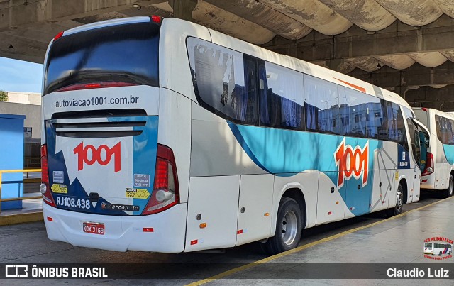 Auto Viação 1001 RJ 108.438 na cidade de Nilópolis, Rio de Janeiro, Brasil, por Claudio Luiz. Número da foto: #13275254.