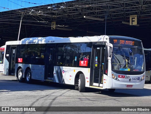 Next Mobilidade - ABC Sistema de Transporte 5429 na cidade de Santo André, São Paulo, Brasil, por Matheus Ribeiro. Número da foto: #13276549.