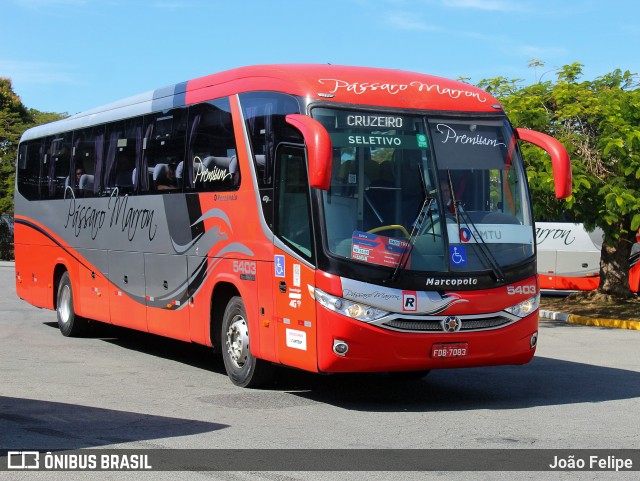 Empresa de Ônibus Pássaro Marron 5403 na cidade de Lorena, São Paulo, Brasil, por João Felipe. Número da foto: #13275262.