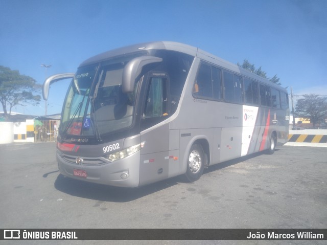 Empresa de Ônibus Pássaro Marron 90502 na cidade de Aparecida, São Paulo, Brasil, por João Marcos William. Número da foto: #13274732.
