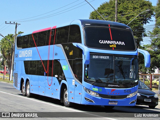 UTIL - União Transporte Interestadual de Luxo 15406 na cidade de Juiz de Fora, Minas Gerais, Brasil, por Luiz Krolman. Número da foto: #13275956.
