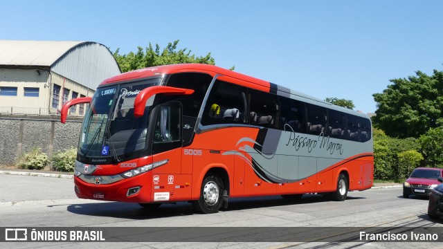 Empresa de Ônibus Pássaro Marron 5005 na cidade de São Paulo, São Paulo, Brasil, por Francisco Ivano. Número da foto: #13276091.
