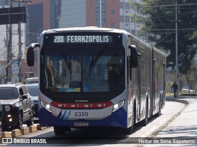 Next Mobilidade - ABC Sistema de Transporte 8359 na cidade de São Bernardo do Campo, São Paulo, Brasil, por Heitor de Sena Sapaterro. Número da foto: #13274463.