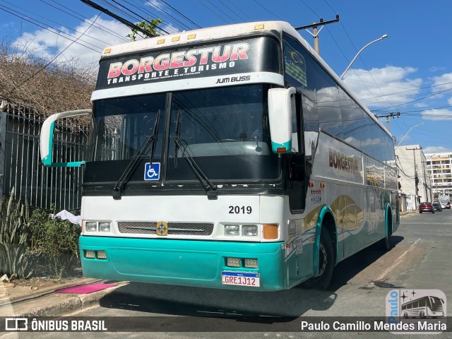 BorgesTur Transporte e Turismo 2019 na cidade de Taguatinga, Distrito Federal, Brasil, por Paulo Camillo Mendes Maria. Número da foto: #13274505.