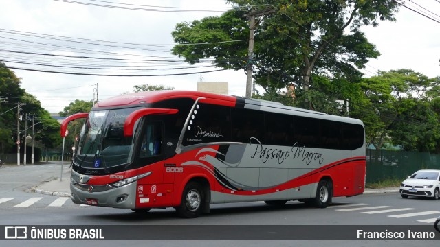 Empresa de Ônibus Pássaro Marron 6008 na cidade de São Paulo, São Paulo, Brasil, por Francisco Ivano. Número da foto: #13276044.