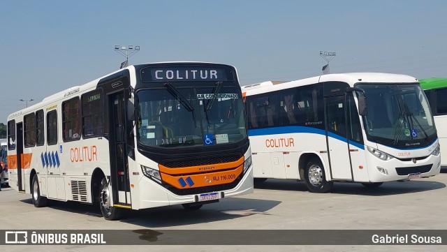 Colitur Transportes Rodoviários RJ 116.009 na cidade de Duque de Caxias, Rio de Janeiro, Brasil, por Gabriel Sousa. Número da foto: #13275490.