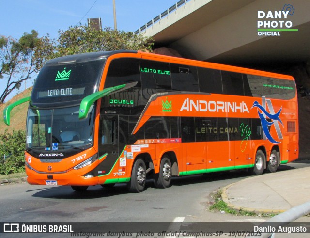 Empresa de Transportes Andorinha 7167 na cidade de Campinas, São Paulo, Brasil, por Danilo Augusto. Número da foto: #13274406.