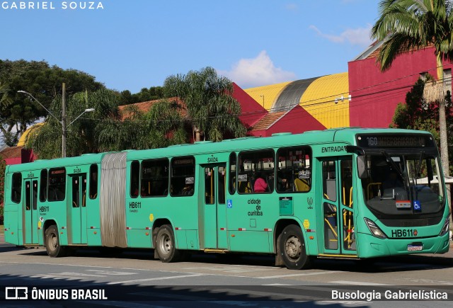 Auto Viação Redentor HB611 na cidade de Curitiba, Paraná, Brasil, por Busologia Gabrielística. Número da foto: #13275000.