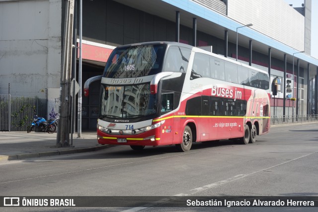 Buses JM 714 na cidade de Viña del Mar, Valparaíso, Valparaíso, Chile, por Sebastián Ignacio Alvarado Herrera. Número da foto: #13276052.