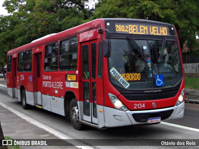 VTC - Viação Teresópolis Cavalhada 2134 na cidade de Porto Alegre, Rio Grande do Sul, Brasil, por Otávio dos Reis . Número da foto: #13275627.