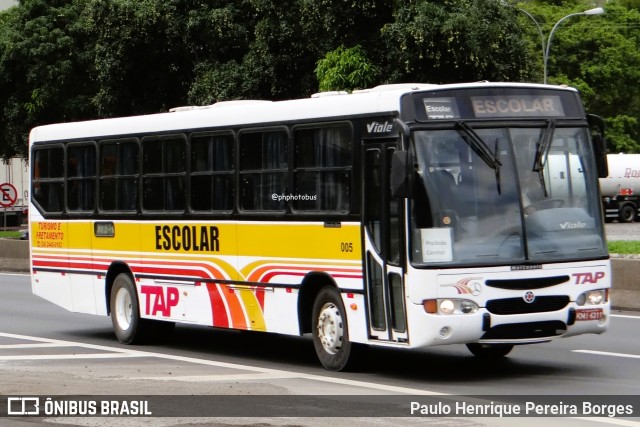 TAP Turismo e Fretamento 005 na cidade de Piraí, Rio de Janeiro, Brasil, por Paulo Henrique Pereira Borges. Número da foto: #13276293.