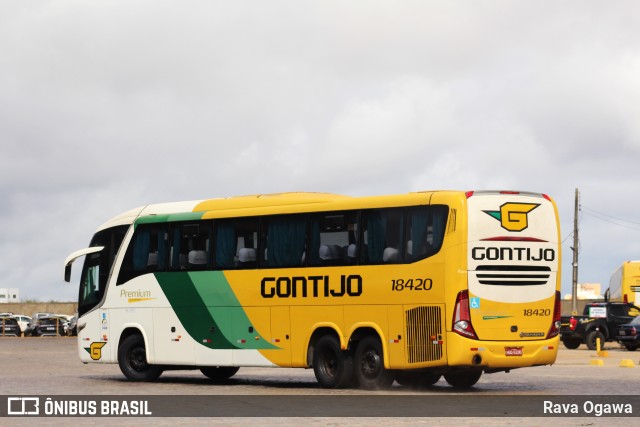 Empresa Gontijo de Transportes 18420 na cidade de Vitória da Conquista, Bahia, Brasil, por Rava Ogawa. Número da foto: #13275152.