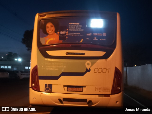 Rápido D´Oeste 6001 na cidade de Ribeirão Preto, São Paulo, Brasil, por Jonas Miranda. Número da foto: #13274490.