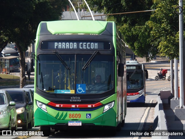 Next Mobilidade - ABC Sistema de Transporte 8609 na cidade de São Bernardo do Campo, São Paulo, Brasil, por Heitor de Sena Sapaterro. Número da foto: #13274457.