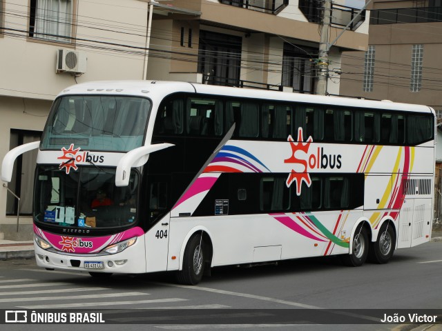 Grupo MR - Solbus 404 na cidade de Balneário Camboriú, Santa Catarina, Brasil, por João Victor. Número da foto: #13276347.