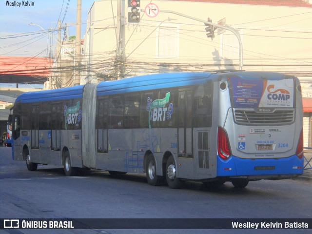 BRT Sorocaba Concessionária de Serviços Públicos SPE S/A 3204 na cidade de Sorocaba, São Paulo, Brasil, por Weslley Kelvin Batista. Número da foto: #13275452.