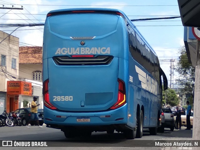 Viação Águia Branca 28580 na cidade de Linhares, Espírito Santo, Brasil, por Marcos Ataydes. N. Número da foto: #13274449.