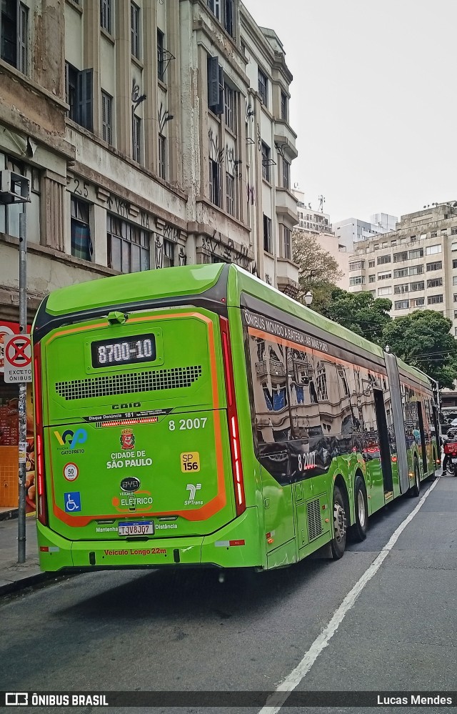 Viação Gato Preto 8 2007 na cidade de São Paulo, São Paulo, Brasil, por Lucas Mendes. Número da foto: #13275160.