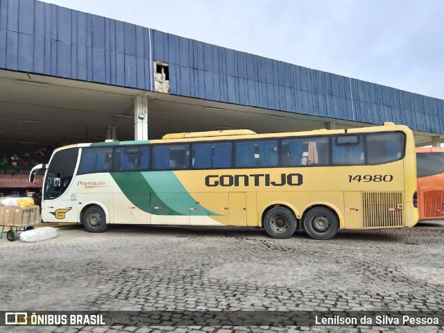 Empresa Gontijo de Transportes 14980 na cidade de Caruaru, Pernambuco, Brasil, por Lenilson da Silva Pessoa. Número da foto: #13274810.