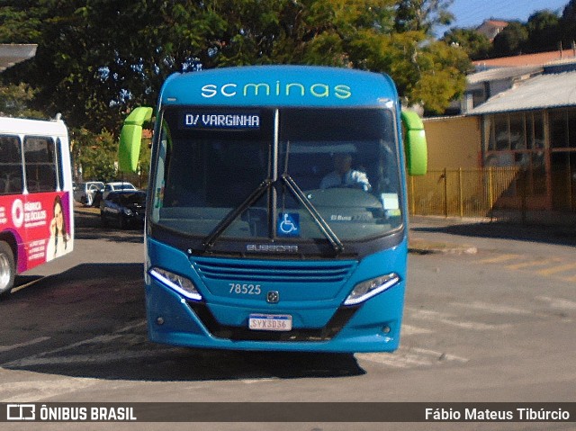 SC Minas Transportes 78525 na cidade de Três Corações, Minas Gerais, Brasil, por Fábio Mateus Tibúrcio. Número da foto: #13276006.