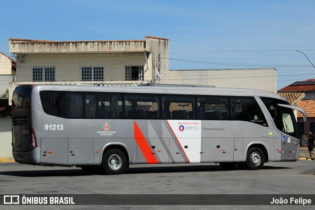 Empresa de Ônibus Pássaro Marron 91213 na cidade de Lorena, São Paulo, Brasil, por João Felipe. Número da foto: #13275284.