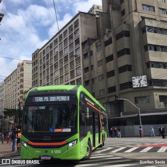 TRANSPPASS - Transporte de Passageiros 8 1202 na cidade de São Paulo, São Paulo, Brasil, por Suellen Secio. Número da foto: #13277528.