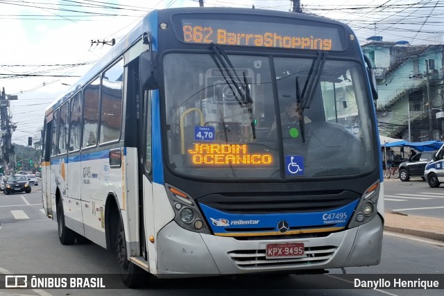 Viação Redentor C47495 na cidade de Rio de Janeiro, Rio de Janeiro, Brasil, por Danyllo Henrique. Número da foto: #13277569.