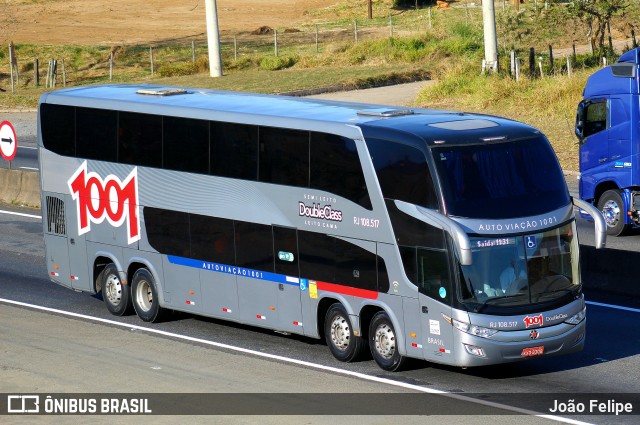 Auto Viação 1001 RJ 108.517 na cidade de Canas, São Paulo, Brasil, por João Felipe. Número da foto: #13278311.