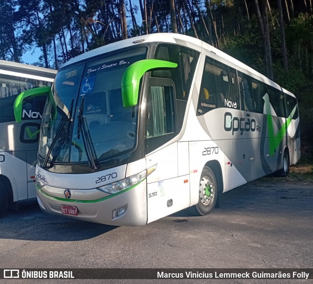 Nova Opção Turismo 2870 na cidade de Nova Friburgo, Rio de Janeiro, Brasil, por Marcus Vinicius Lemmeck Guimarães Folly. Número da foto: #13276875.