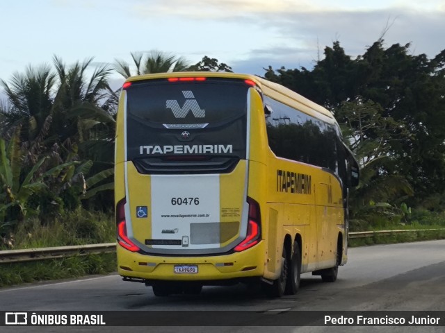 Viação Nova Itapemirim 60476 na cidade de Escada, Pernambuco, Brasil, por Pedro Francisco Junior. Número da foto: #13279215.