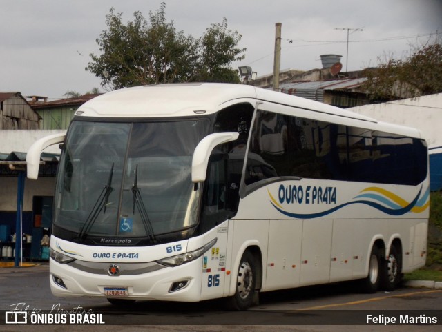 Viação Ouro e Prata 815 na cidade de Santana do Livramento, Rio Grande do Sul, Brasil, por Felipe Martins. Número da foto: #13277222.