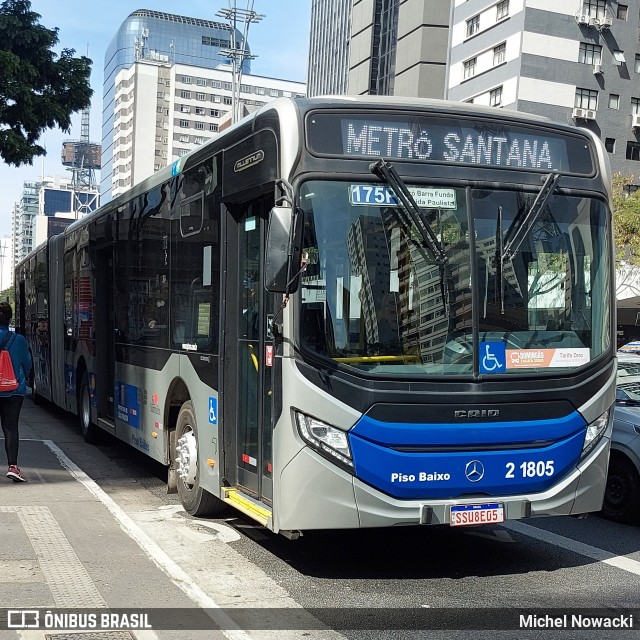 Sambaíba Transportes Urbanos 2 1805 na cidade de São Paulo, São Paulo, Brasil, por Michel Nowacki. Número da foto: #13279588.