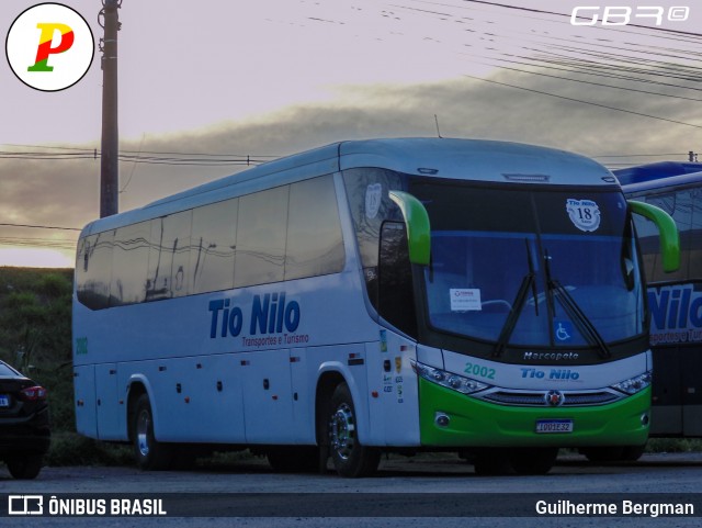 Tio Nilo Transportes e Turismo 2002 na cidade de Porto Alegre, Rio Grande do Sul, Brasil, por Guilherme Bergman. Número da foto: #13278507.