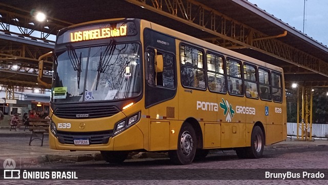 VCG - Viação Campos Gerais 1539 na cidade de Ponta Grossa, Paraná, Brasil, por BrunyBus Prado. Número da foto: #13278770.