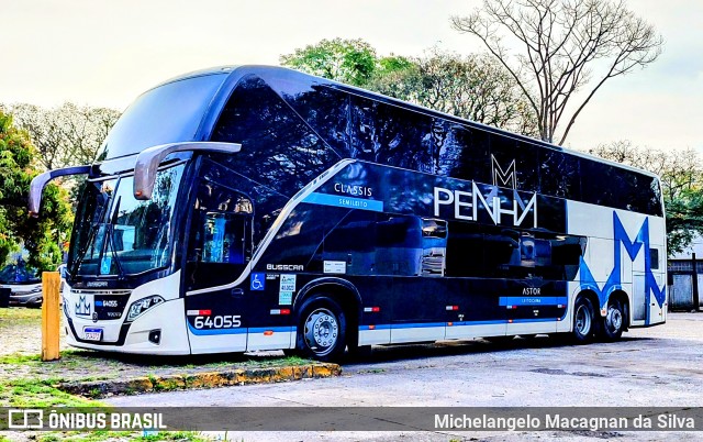 Empresa de Ônibus Nossa Senhora da Penha 64055 na cidade de São Paulo, São Paulo, Brasil, por Michelangelo Macagnan da Silva. Número da foto: #13277389.