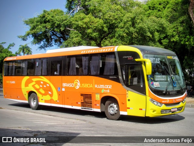Empresa de Transportes Braso Lisboa RJ 215.002 na cidade de Rio de Janeiro, Rio de Janeiro, Brasil, por Anderson Sousa Feijó. Número da foto: #13277560.