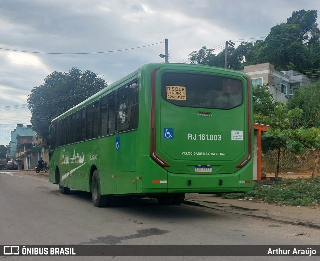 Transportes Santo Antônio RJ 161.003 na cidade de Belford Roxo, Rio de Janeiro, Brasil, por Arthur Araújo. Número da foto: #13277178.