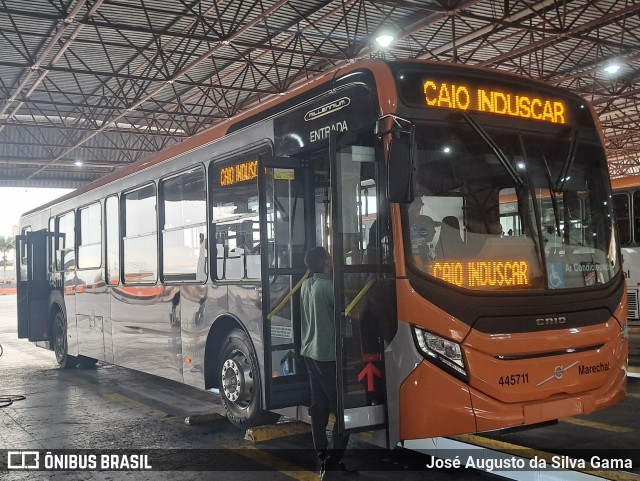 Auto Viação Marechal Brasília 445711 na cidade de Taguatinga, Distrito Federal, Brasil, por José Augusto da Silva Gama. Número da foto: #13278480.
