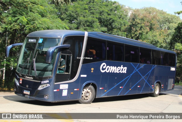 Viação Cometa 721554 na cidade de São Paulo, São Paulo, Brasil, por Paulo Henrique Pereira Borges. Número da foto: #13278982.