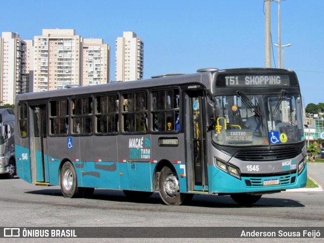 SIT Macaé Transportes 1545 na cidade de Macaé, Rio de Janeiro, Brasil, por Anderson Sousa Feijó. Número da foto: #13277628.