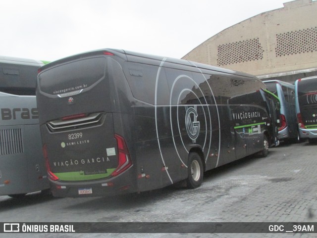 Viação Garcia 82399 na cidade de Curitiba, Paraná, Brasil, por GDC __39AM. Número da foto: #13279050.