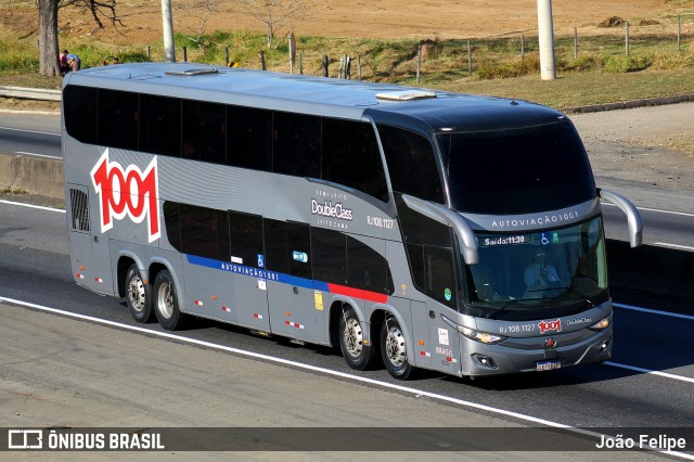 Auto Viação 1001 RJ 108.1127 na cidade de Canas, São Paulo, Brasil, por João Felipe. Número da foto: #13278279.