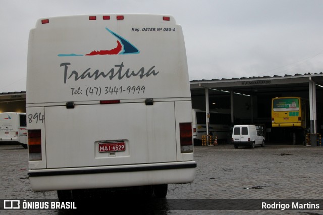 Transtusa - Transporte e Turismo Santo Antônio 894 na cidade de Joinville, Santa Catarina, Brasil, por Rodrigo Martins. Número da foto: #13276751.
