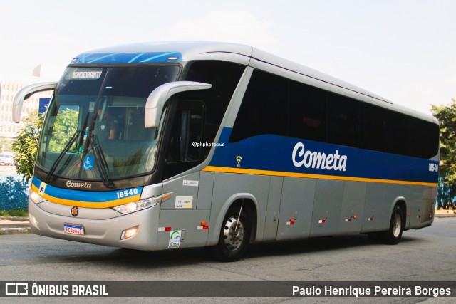 Viação Cometa 18540 na cidade de São Paulo, São Paulo, Brasil, por Paulo Henrique Pereira Borges. Número da foto: #13278967.