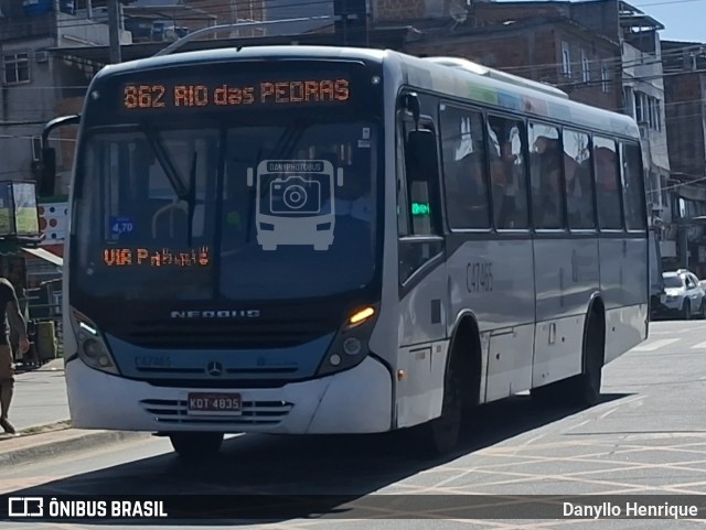 Viação Redentor C47465 na cidade de Rio de Janeiro, Rio de Janeiro, Brasil, por Danyllo Henrique. Número da foto: #13277565.